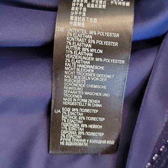 Reiss mesh sleeve Rita dress Indigo blue - Picture 15 of 15